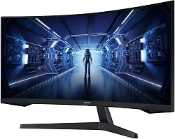 Монитор Samsung 34" LC34G55TWWPXEN черный VA LED 1ms 21:9 HDMI матовая 250cd 178гр/178гр 3440x1440 165Hz DP UW 5.6кг