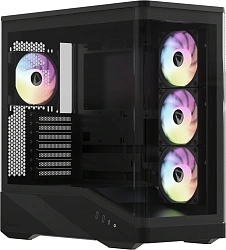 Корпус Formula Crystal U9 PA черный без БП ATX 9x120mm 3x140mm 2xUSB3.0 audio bott PSU