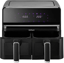 Аэрогриль Kitfort КТ-2265 8.6л 2700Вт черный/серебристый