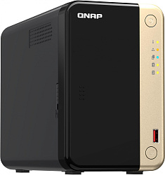 Сетевое хранилище NAS Qnap Original TS-264-8G 2-bay настольный Celeron N5095