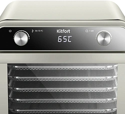 Сушка для фруктов и овощей Kitfort КТ-4951 15под. 500Вт бежевый