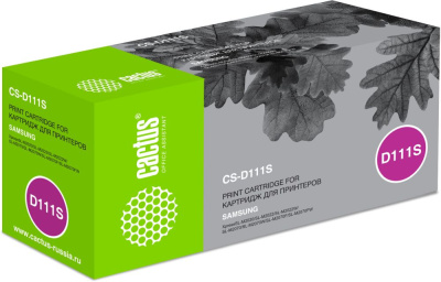 Картридж лазерный Cactus CS-D111S MLT-D111S черный (1000стр.) для Samsung Xpress M2022/M2020/M2021/M2020W/M2070