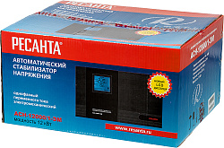 Стабилизатор напряжения Ресанта АСН-12000/1-ЭМ однофазный серый (63/1/17)