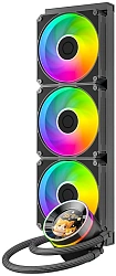 Система водяного охлаждения ID-Cooling SL360 V2 ARGB Soc-AM5/AM4/1200/1700/1851 черный 4-pin 31dB Al+Cu LCD 350W Ret