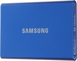 Накопитель SSD Samsung USB-C 1Tb MU-PC1T0H/WW T7 1.8" синий