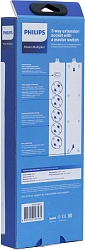 Сетевой фильтр Philips CHP2155BB/51 3м (5 розеток) черный (коробка)