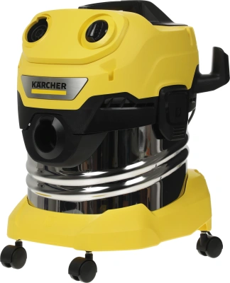 Строительный пылесос Karcher WD 4 S V-20/5/22 1000Вт (уборка: сухая/сбор воды) желтый