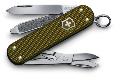Нож перочинный Victorinox Classic SD Alox L E 2024 (0.6221.L24) 58мм 5функц. коричневый подар.коробка