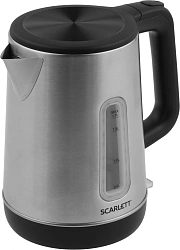 Чайник электрический Scarlett SC-EK21S23 1.7л. 2200Вт серебристый/черный корпус: металл