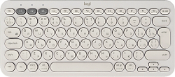 Клавиатура Logitech K380 белый беспроводная BT (920-009589)