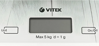 Весы кухонные электронные Vitek VT-2424 макс.вес:5кг белый