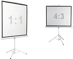 Экран Digis 112" 200x200см Kontur-D DSKD-1106 1:1 напольный рулонный