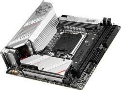 Материнская плата MSI MPG B760I EDGE WIFI Soc-1700 Intel B760 2xDDR5 mini-ITX AC`97 8ch(7.1) GbLAN+HDMI+DP