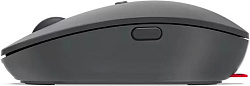 Мышь Lenovo Go серый оптическая 2400dpi беспров. USB-C для ноутбука 3but (GY51C21210)