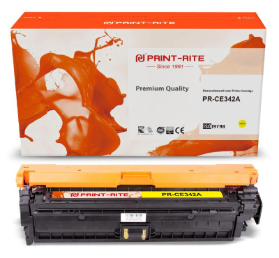 Картридж лазерный Print-Rite TRHE96YPU1J PR-CE342A CE342A желтый (16000стр.) для HP CLJ M775