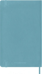 Блокнот Moleskine CLASSIC SOFT QP618B35 Large 130х210мм 192стр. нелинованный мягкая обложка голубой