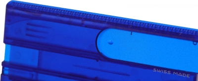 Швейцарская карта Victorinox SwissCard Classic (0.7122.T2) синий полупрозрачный коробка подарочная