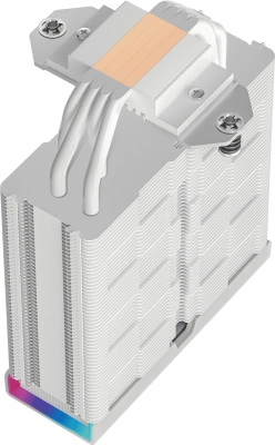 Устройство охлаждения(кулер) Deepcool AK400 Digital Pro Wh Soc-AM5/AM4/1200/1700/1851 белый 4-pin 25dB Al+Cu LCD 220W 695gr Ret (R-AK400-WHAPMN-G)
