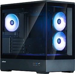 Корпус Zalman P30 V2 черный без БП mATX 1x80mm 3x120mm 1xUSB2.0 1xUSB3.0 audio bott PSU