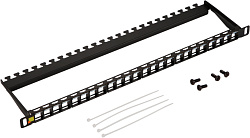 Патч-панель Lanmaster LAN-PPC24OK-UTP 19" 0,5U 24x UTP