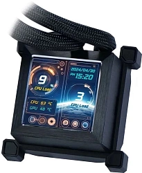 Система водяного охлаждения Lian-Li HydroShift LCD 360S Soc-AM5/AM4/1700/1851 черный 4-pin 29.8dB Al+Cu LCD 330W Ret (G89.GHSLCD36SB.R0)