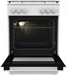 Плита Газовая Gorenje GG6A11WF белый (стеклянная крышка) реш.чугун