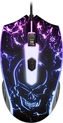 Клавиатура + мышь Defender Aura MKP-117 клав:черный мышь:черный USB slim LED (52117)