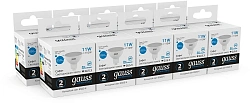 Лампа светодиодная Gauss Elementary 13531 11Вт цок.:GU5.3 софит 180B св.свеч.бел.хол. MR16 (упак.:1шт)
