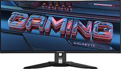 Монитор Gigabyte 34" MO34WQC черный OLED LED 21:9 HDMI M/M матовая HAS Piv 1500000:1 250cd 178гр/178гр 3440x1440 175Hz DP UW USB 9.86кг