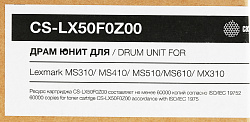 Блок фотобарабана Cactus CS-LX50F0Z00 черный ч/б:60000стр. для MX310/MS310/MS410/ MS510/MS610 Lexmark