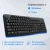 Клавиатура Оклик 305M черный USB Multimedia (1659987)