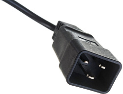 Шнур питания Lanmaster LAN-PP13/20-2.0-BK C13-C20 проводник.:3x0.75мм2 2м 220В 10А черный