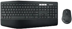 Клавиатура + мышь Logitech MK850 клав:черный мышь:черный USB беспроводная slim Multimedia (920-008486)