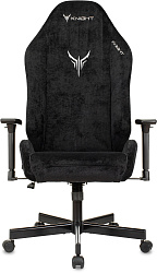 Кресло игровое Knight N1 Fabric черный Light-20 с подголов. крестов. металл
