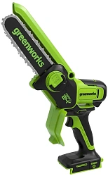 Цепная пила Greenworks GD24CSMNX аккум. 450Вт дл.шины:6" (15cm) 1аккум. 2Ач ЗУ (2008707UA)