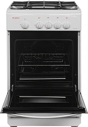 Плита Газовая Gefest ПГ 3200-08 К33 белый/черный (без крышки) реш.сталь