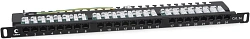 Патч-панель Cabeus PLHD-24-CAT.5E-DUAL-90-0,5U 19" 0.5U 24xRJ45 кат.5E