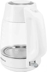 Чайник электрический Polaris PWK 1760CGL 1.7л. 2150Вт белый корпус: стекло/металл