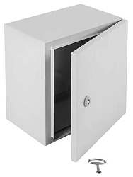 Шкаф электротехнический Elbox Elbox EMW-500.500.210-1-IP66 настенный 500мм 500мм 210мм несъемн.бок.пан. 100кг серый