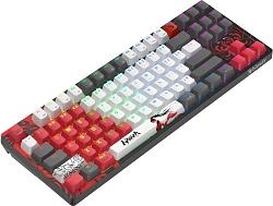 Клавиатура A4Tech Bloody WS87 Naraka механическая черный/красный USB беспроводная BT/Radio Multimedia for gamer LED (WS87)