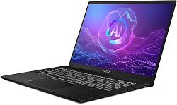 Ноутбук MSI Summit Pro 16 AI A2HVETG-085RU Core Ultra 7 255H 32Gb SSD1Tb NVIDIA GeForce RTX4050 6Gb 16" IPS Touch QHD+ (2560x1600) Windows 11 Pro black WiFi BT Cam (9S7-159631-085)