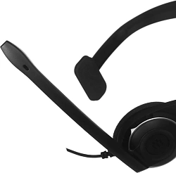 Наушники с микрофоном Sennheiser PC 7 черный 2м накладные USB оголовье (504196)