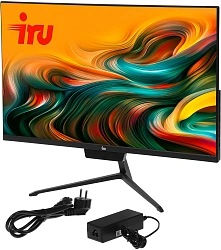 Моноблок IRU P233 23.8" Full HD i3 1220P (1.5) 16Gb SSD512Gb UHDG CR без ОС GbitEth WiFi BT 65W Cam черный 1920x1080