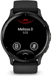 Смарт-часы Garmin Venu 3 35.4мм 1.4" AMOLED корп.черный рем.черный разм.брасл.:135-200мм (010-02784-01)
