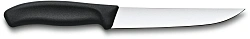 Нож кухонный Victorinox Swiss Classic (6.8103.15B) стальной разделочный лезв.150мм прямая заточка черный блистер