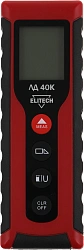 Лазерный дальномер Elitech ЛД 40К 2кл.лаз. 635нм цв.луч. красный (201464)