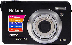 Фотоаппарат Rekam Presto zoom 850 bl черный 21Mpix 2.7" 1080p SDHC/MMC CMOS IS el/Li-Ion