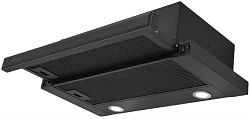 Вытяжка встраиваемая Zugel ZHT651GB черный управление: кнопочное (1 мотор)