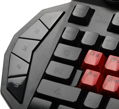 Клавиатура A4Tech Bloody B318 черный USB Multimedia for gamer LED (подставка для запястий) (B318)