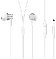 Гарнитура внутриканальные Xiaomi In-Ear 1.25м белый проводные (ZBW4355TY)